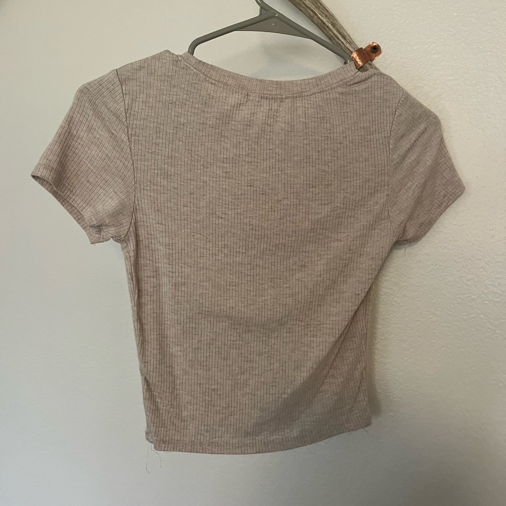 Active Basic Ribbed Tee - Picture 2 of 3